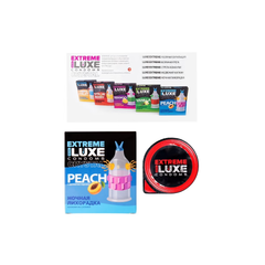LUXE EXTREME НОЧНАЯ ЛИХОРАДКА - Презерватив с ароматом персика, 1 шт (прозрачный)