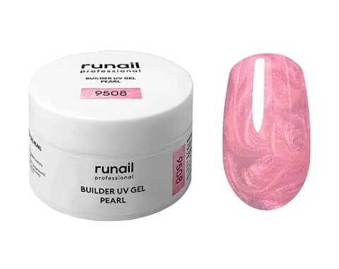 Моделирующий УФ-гель c жемчужным эффектом BUILDER UV GEL PEARL, 15 г №9508