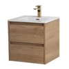 BelBagno KRAFT-500-2C-SO-RGB KRAFT База под раковину подвесная с двумя выкатными ящиками, Rovere Galifax Bianco, 500x460x500, KRAFT-500-2C-SO-RGB