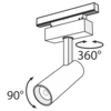 Трековый светильник Maytoni Focus led TR019-2-10W4K-B