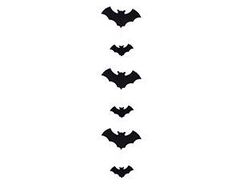 Гирлянда фигурная вертикальная, Летучая мышь, 1,2 м, 1 шт.