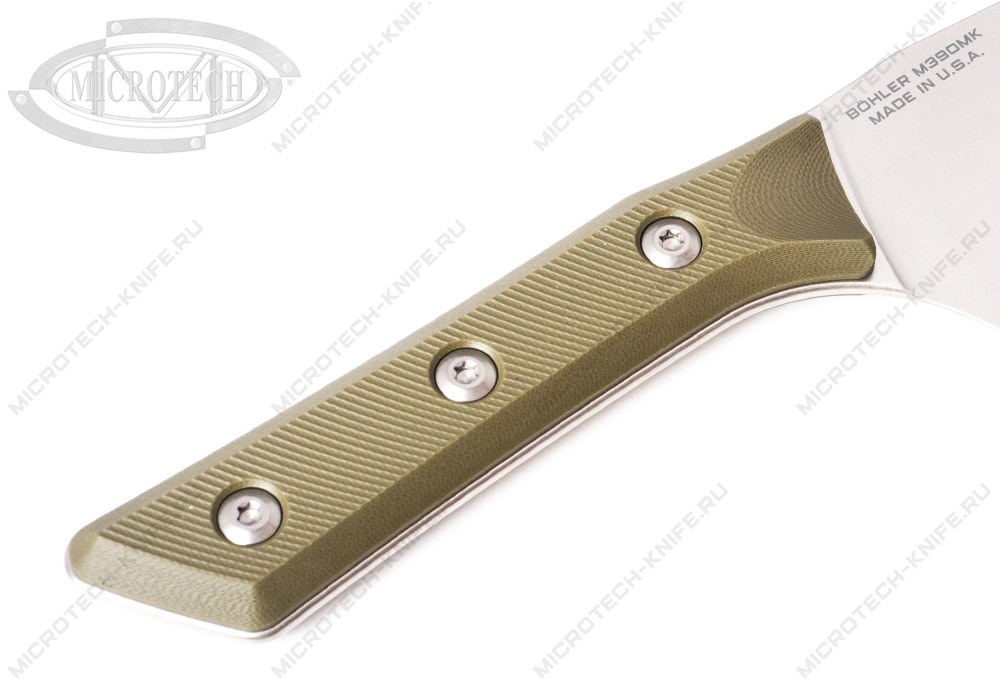 Нож Microtech Kitchen Santoku G-10 3200-10OD Green