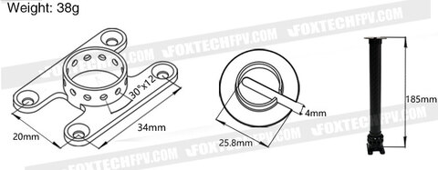 Подставка под антенну GPS Foxtech