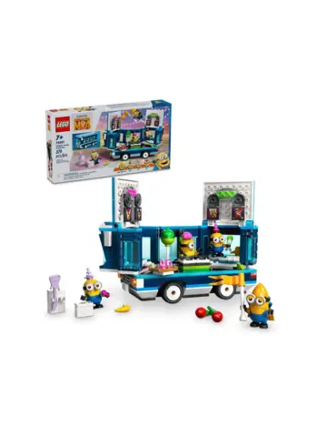 Конструктор Гадкий я 4 75581 Миньоны и автобус для вечеринок