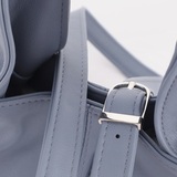 Сумка Саломея 2026 гладкий серо-голубой