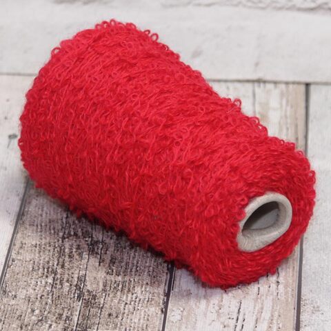 Кидмохер-букле PURA LANA ITALIA / AMELIA 180 красный