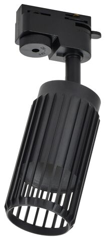 Светильник 4206 декор. трековый GU10 черный IEK