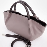 Сумка Саломея 362 наппа тауп + шоколад