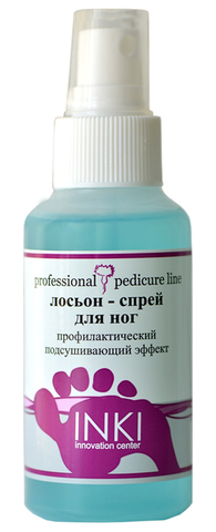 Inki Лосьон-спрей для ног подсушивающий и профилактический 100 мл купить за 460 руб