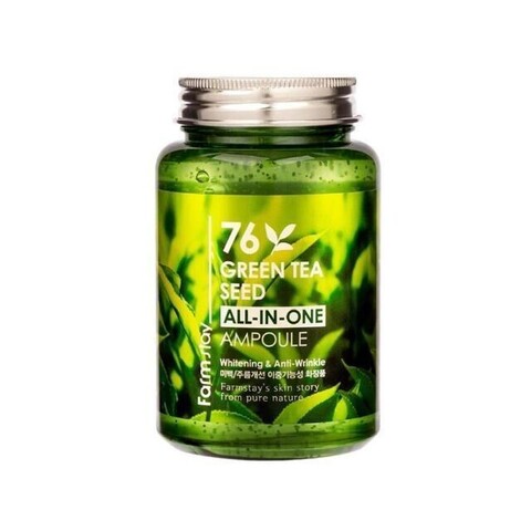 Farmstay 76 Green Tea Seed All-In Ampoule Сыворотка для лица многофункциональная с экстрактом зеленого чая