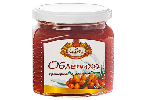 Облепиха протертая с сахаром, 470г