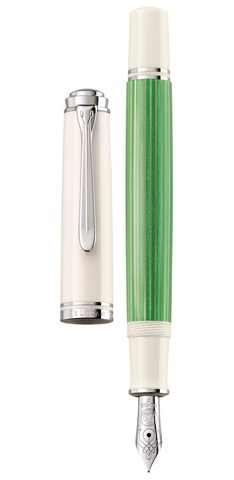 Ручка перьевая Pelikan Souverän® M605 SE 2021, Green-White CT  (818193)