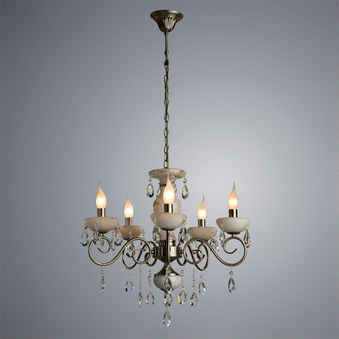 Люстра Arte Lamp Onyx red A9591LM-5AB
