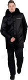 Удлиненный прогулочный зимний костюм Парка Nordski Black + Брюки Premium мужской с лямками