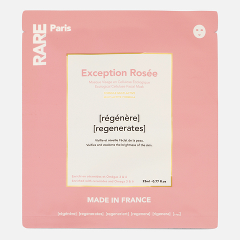RARE PARIS  Exception Rosée  Восстанавливающая тканевая маска для лица, 23 мл