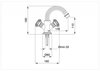 Cezares OLIMP-BS2-01-Sw OLIMP-BS2-01-Sw Смеситель на биде с донным клапаном, ,хром, ручки swarowski
