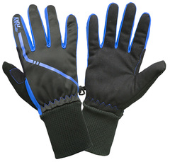 Теплые лыжные перчатки Ray Arctic Black-Blue 21-22