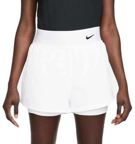 Женские теннисные шорты Nike Court Dri Fit Advantage Short - white/black