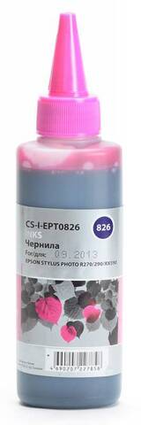 Чернила Cactus CS-I-EPT0826 Светло-розовый / Light Magenta 100мл для Epson StPh R270/290/RX590