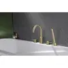 Abber AF8113G Смеситель Wasser Kreis AF8113G на борт ванны, золото матовое