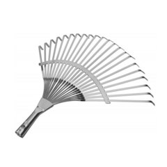 RACO 450 мм, 22 плоских зубца, усиленные, гальваническое покрытие, веерные грабли (4231-53/732)