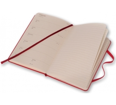 Еженедельник Moleskine Classic Wknt XLarge Soft, цвет красный