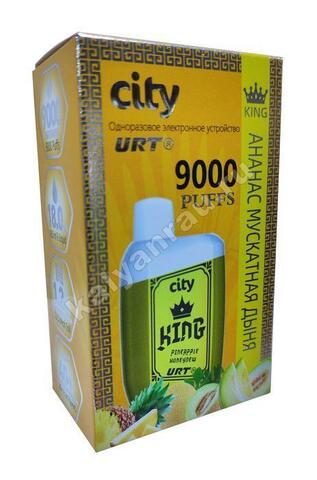 City King Ананас Мускатная Дыня 9000 затяжек