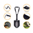 ЛОПАТА KINGCAMP 6806/6807 THREE FOLDING SHOVEL