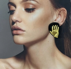 73174 Серьги РУКИ в стиле Schiaparelli