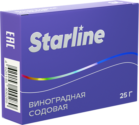 Табак Starline - Виноградная Содовая, 25 грамм