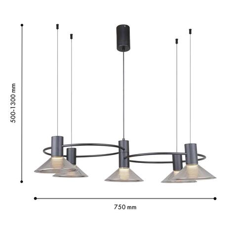 Подвесная светодиодная люстра F-Promo Feris 4622-5P