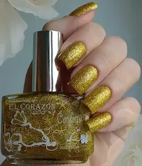 El Corazon Лак Confetti 507a  золотой тёплый