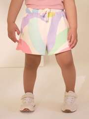 Шорты для девочки Next AD1-784, Молочный, Розовый, Голубой