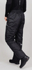 Удлиненный прогулочный зимний костюм Nordski Casual Black/Denim Premium мужской с лямками