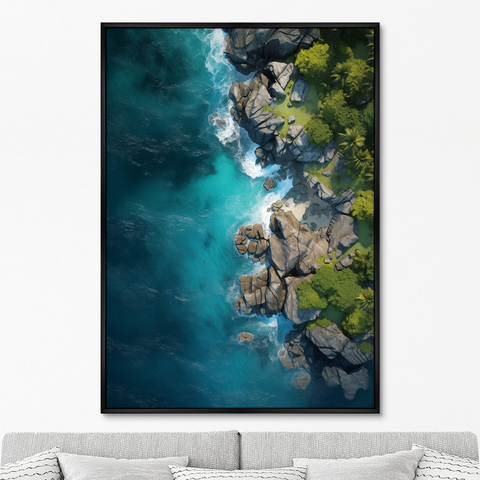 ArtNoMore - Репродукция картины на холсте Landscape Collection, Coast No 2, 2024г.
