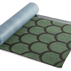 Рулонная черепица Бобровый хвост ЗЕЛЕНАЯ 8м2/рулон Технониколь