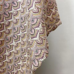 Ткань трикотаж Missoni  бежево-сиреневый оттенок 3139