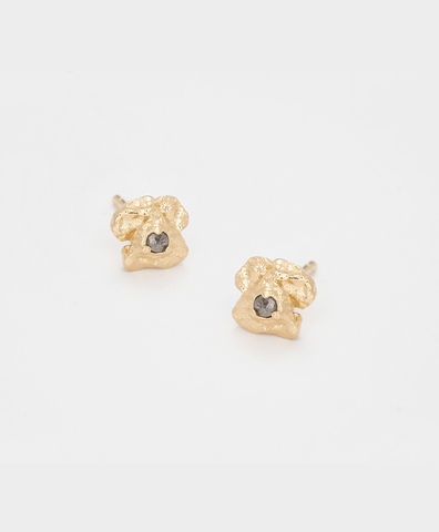 Серьги Diamond Rain gold (S)
