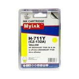 Картридж MyInk CZ132A № 711 Yellow для Hewlett Packard DesignJet T120/520