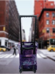 Сумка на колесиках , хозяйственная , сумка-тележка , с выдвижной ручкой.