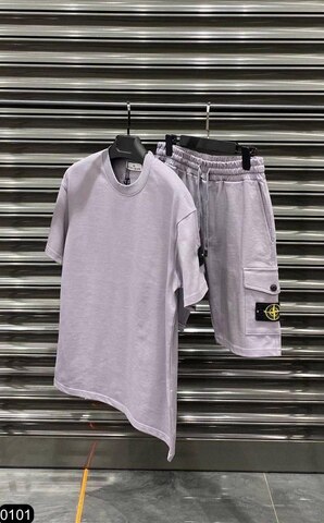 Шорты stone island 605104grey