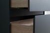 Aquanet 312876 Тумба с раковиной Aquanet Бруклин 70 цв. антрацит матовый (312876)