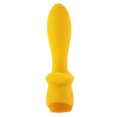 Желтая анальная вибропробка Mellow Yellow - 13,5 см. - 