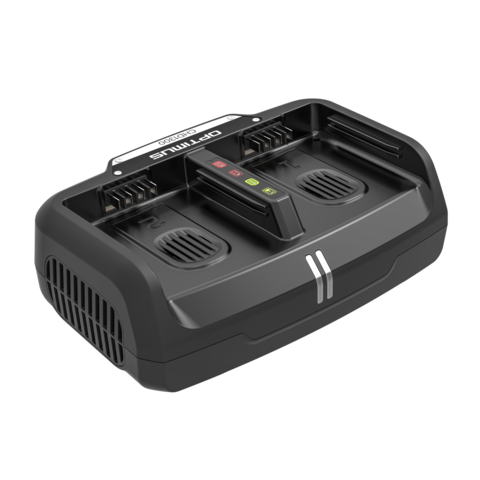 Ультра быстрое двух портовое зарядное устройство Greenworks CHD1300, 82V (2960507)