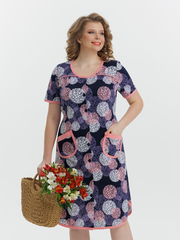 4728 Халат на пуговицах