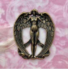 Силиконовый молд Ангел в золоте