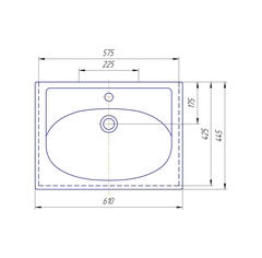 Умывальник Калипсо 60