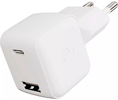 Зарядное устройство VLP G-Charge 20W USB-C+USB-A PD QC USB, USB Type-C белый