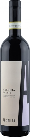 Вино Барбера д'Асти. ЛА СМИЛЛА красное сухое рег. Пьемонт с защищ.наимен.места происх. 0,75л.