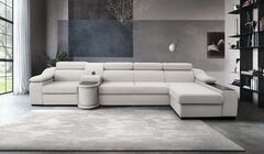 Монреаль диван модульный /Дельфин/уг л«7»«ПУД»+«ОТ76»+«Д2р76Д»+«КЯ76»+«П»кат.400Бремен 1 Мореный ду